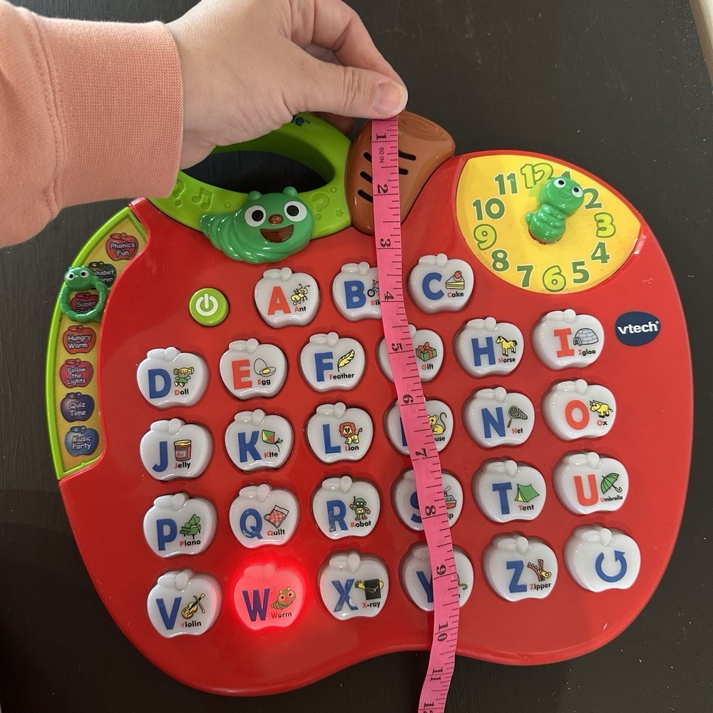 VTECH Apple Alphabet Kids Interactive Learning Fun Educational Toy (Tested) - Picture 6 of 6